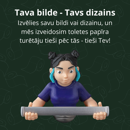 “Rullīša Sargs” – Tualetes papīra turētājs